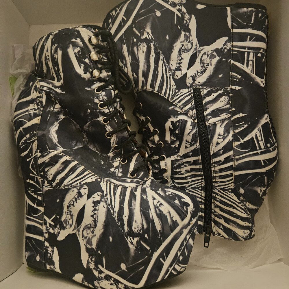 Jeffrey Campbell x Blackmilk Damsel Boots
